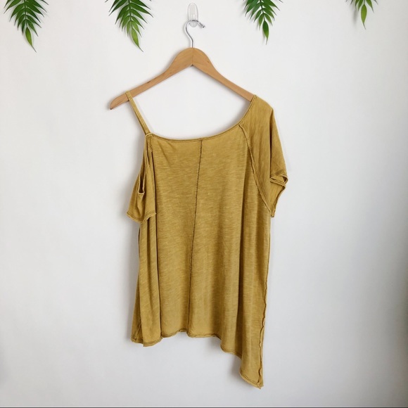 Free People / We the Free • Coraline Gold Top - Picture 4 of 5